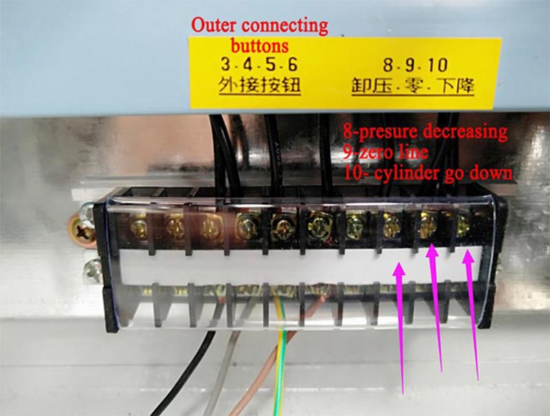 Geelong brand hot press micro computer controlling cabinet installation instructions