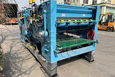 China LINYI GEELONG exported 4ft L core veneer finger jointing machine