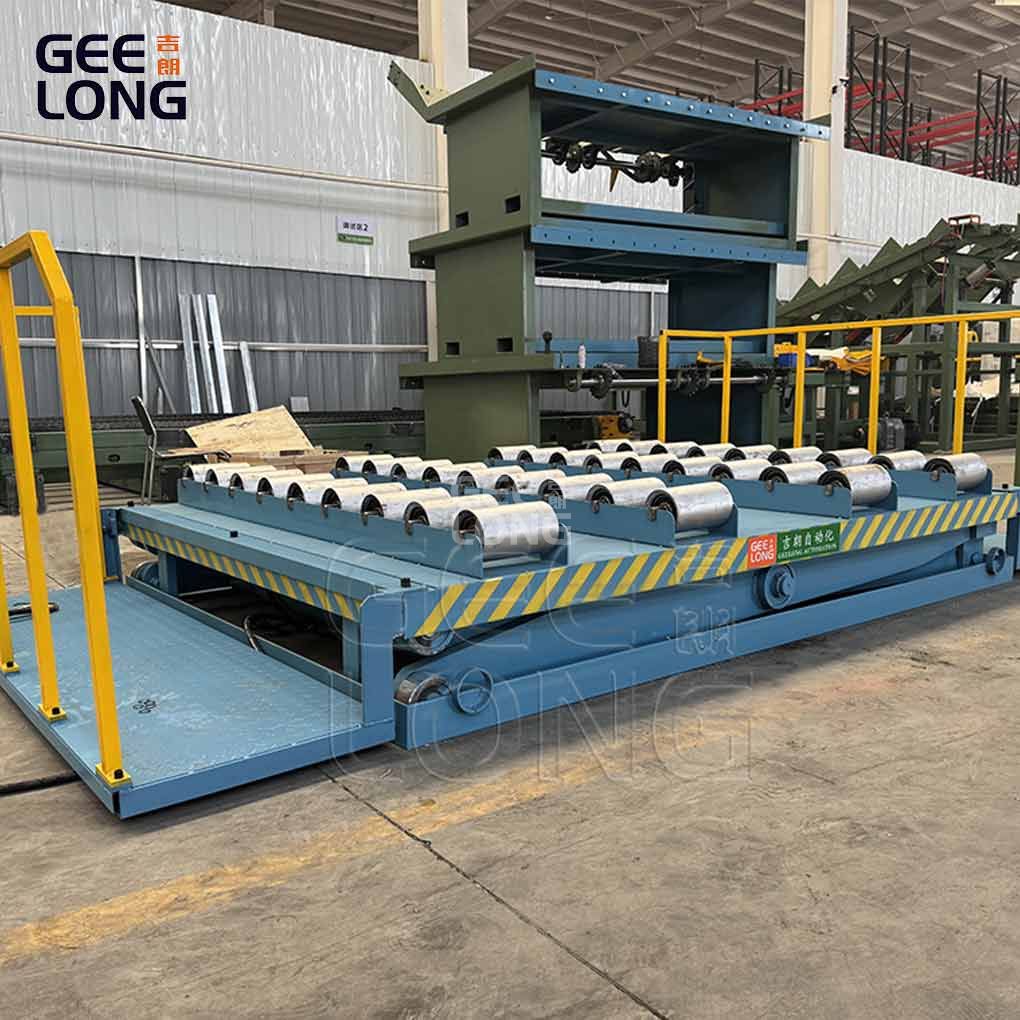 Máquina elevadora de placas de alta resistência de 1800 x 2800 mm com rolo não motorizado