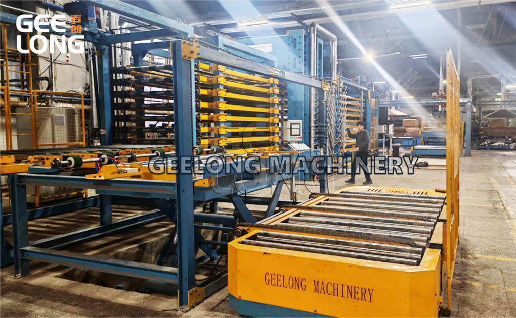 5x10feet filme de compensado enfrentado linha de máquina de imprensa quente GEELONG