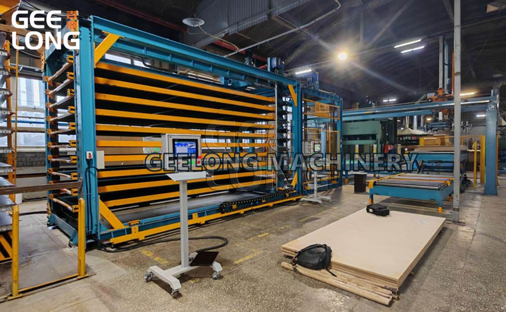 5x10feet filme de compensado enfrentado linha de máquina de imprensa quente GEELONG