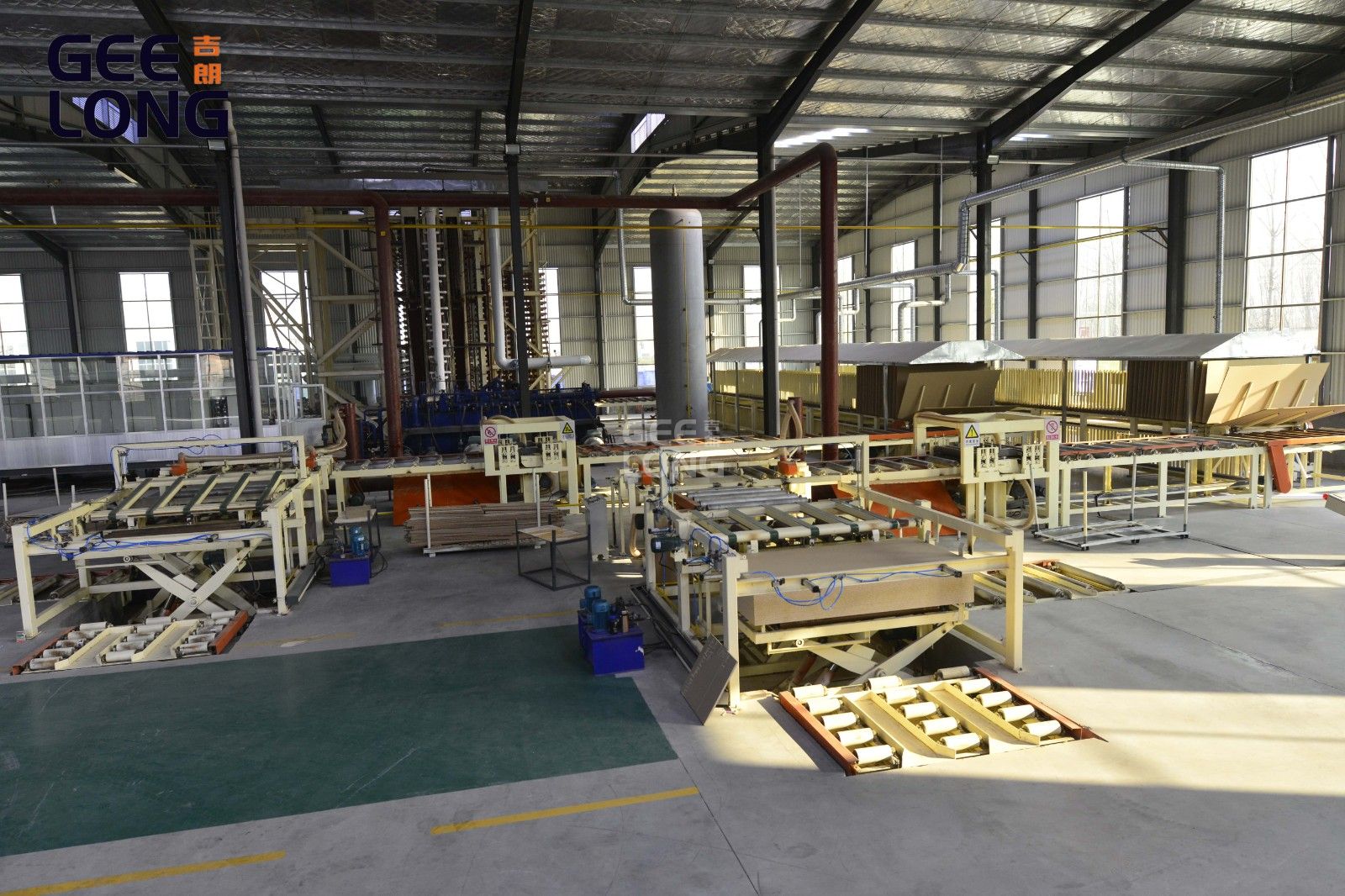 Linha de produção de OSB